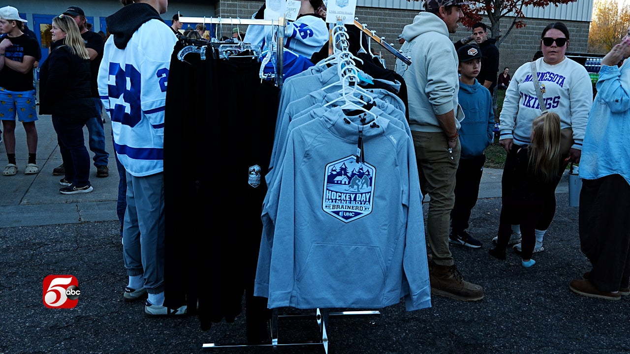 Brainerd celebrates 100 days until Hockey Day Minnesota — KSTP 5