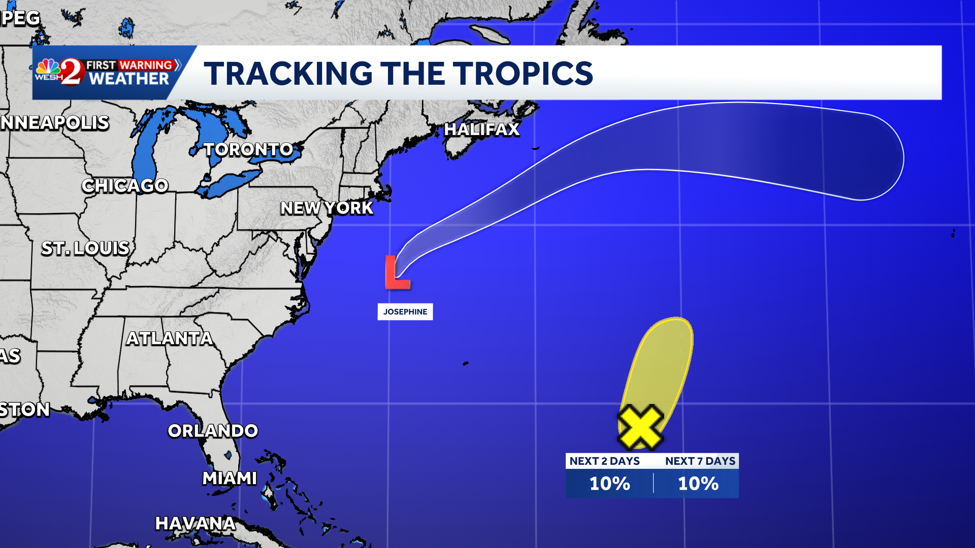 NHC tags new area of interest in Atlantic  — WESH 2 Orlando