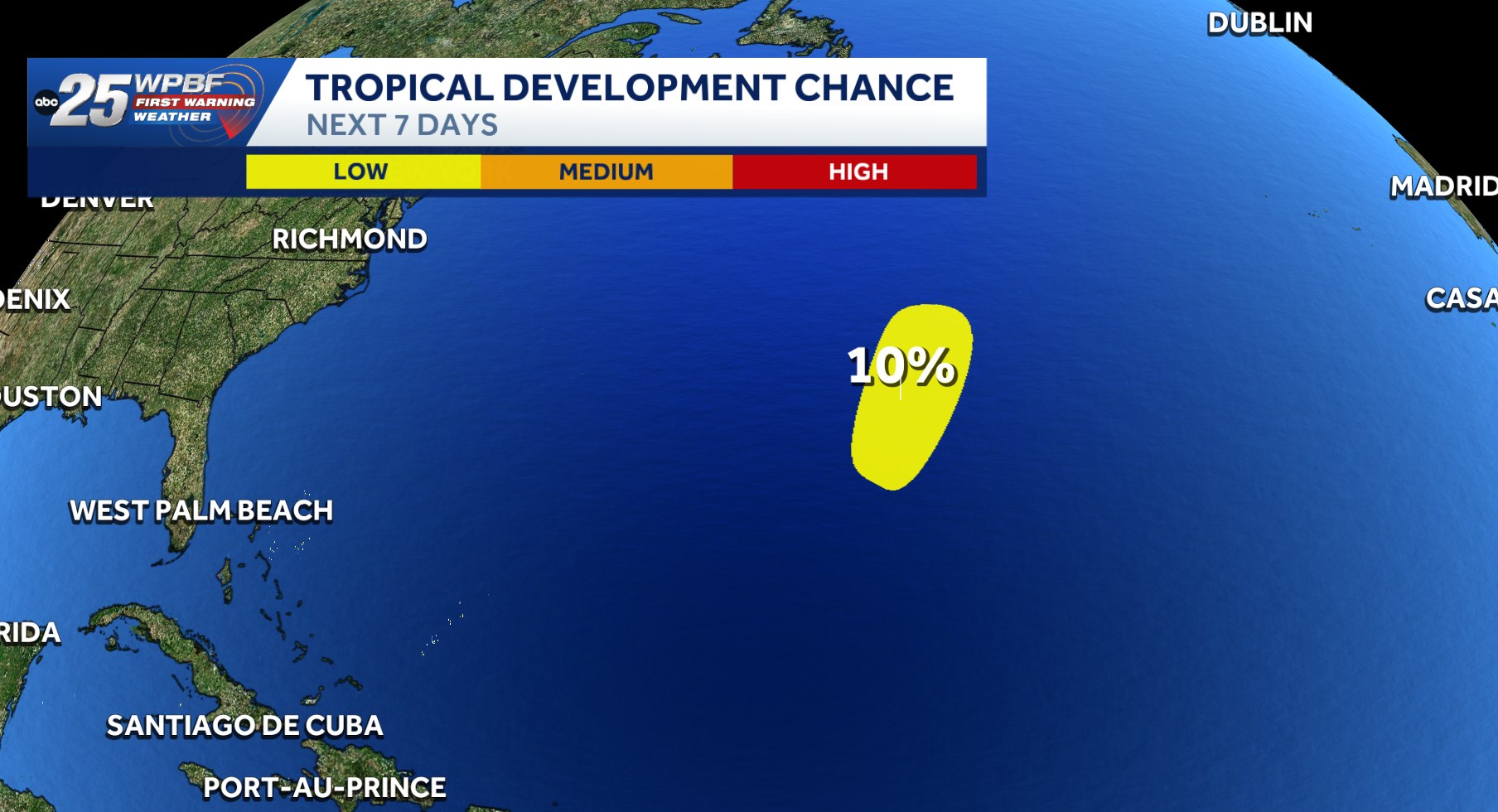 Low-pressure system near Bermuda has limited chance of development — WPBF West Palm Beach