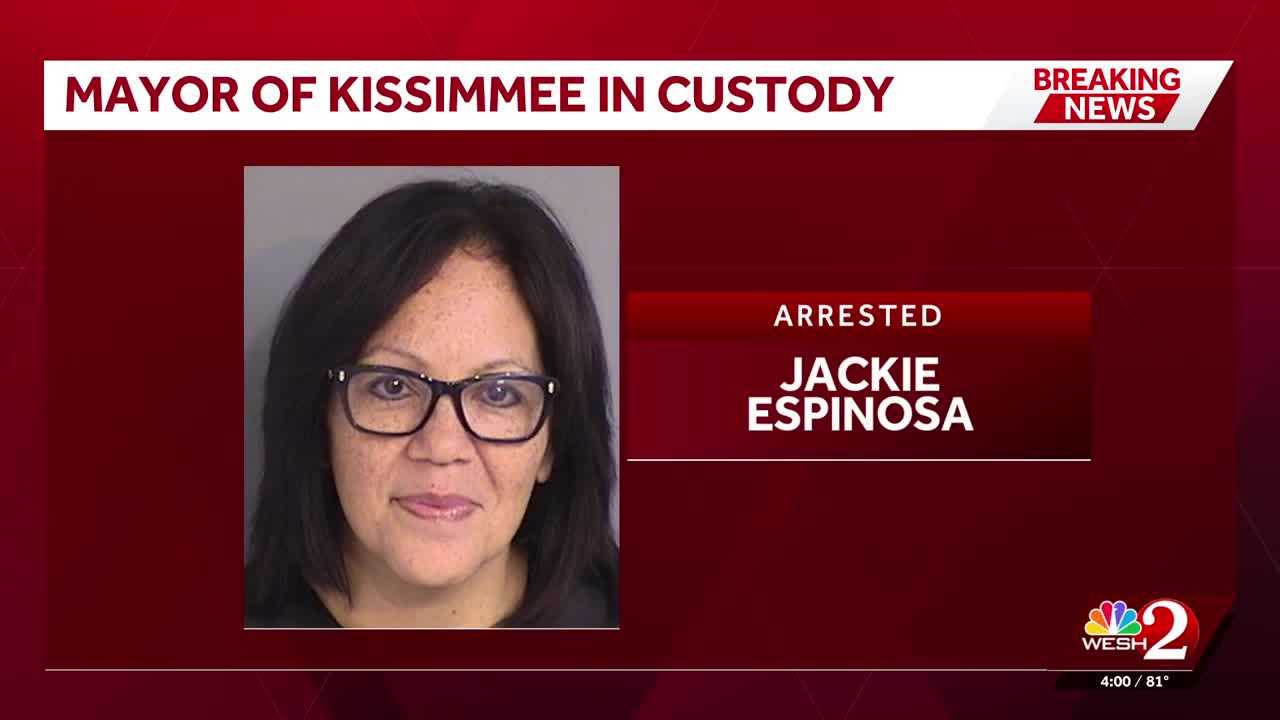 Kissimmee Mayor Jackie Espinosa arrested on grand theft, fraud charges — WESH 2 Orlando, Fleming Island Government news
