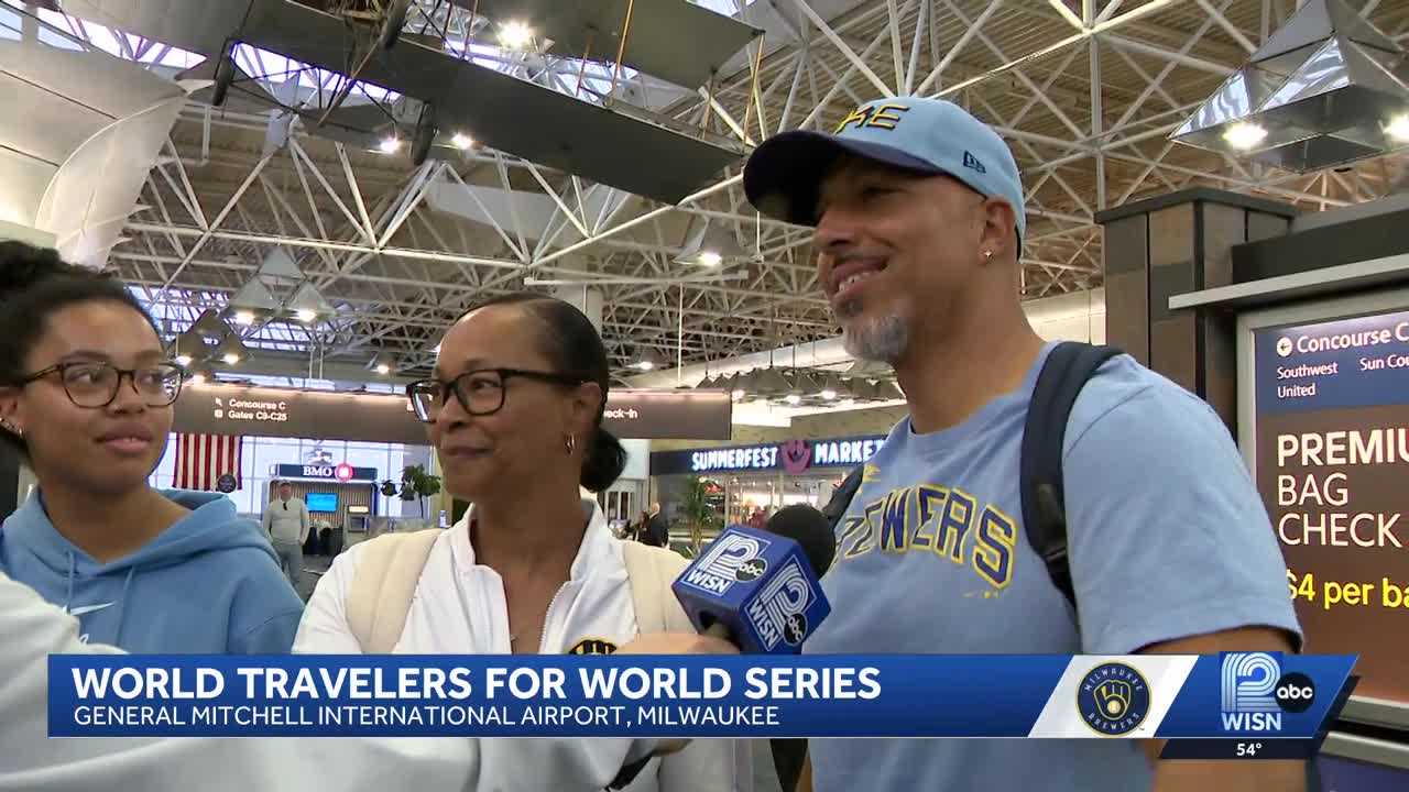 'Traveled for ... 24 hours': Fans travel from across the world for the World Series — WISN 12 Milwaukee, Fleming Island Sports news