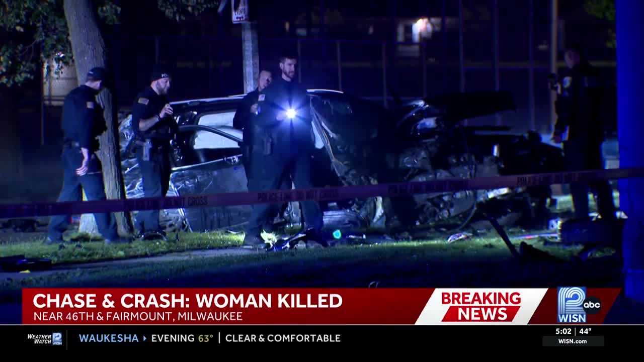 Woman killed after police chase from Germantown ends in Milwaukee crash — WISN 12 Milwaukee, Fleming Island Community news
