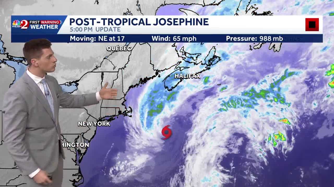 Josephine become post-tropical; continues to move away from US coast — WESH 2 Orlando, Fleming Island Community news