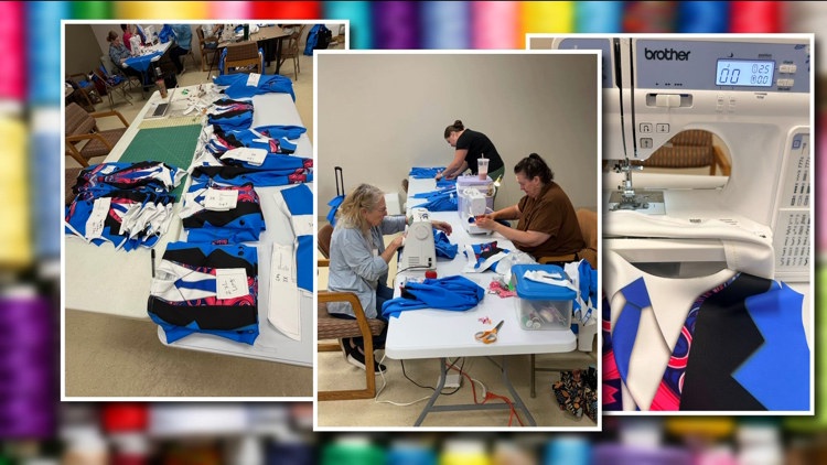 Uniform emergency: MN quilters sew 110 uniforms in two days for high school marching band — KARE 11 Local, Fleming Island Schools news