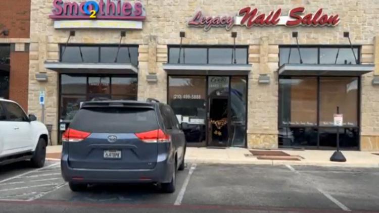 Woman drives into San Antonio nail salon after accidentally pressing gas instead of brakes, SAPD says — KENS 5 (San Antonio), Fleming Island Community news