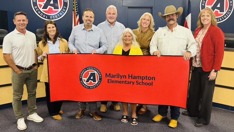 Aubrey ISD names new elementary school after beloved retired janitor — WFAA (Dallas-Fort Worth), Fleming Island Schools news