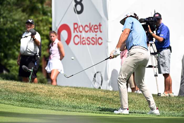 Cameron Young shares 2nd-round lead at Rocket Classic after cooling off to shoot 9-under 61 — News4JAX Sports, Fleming Island Sports news