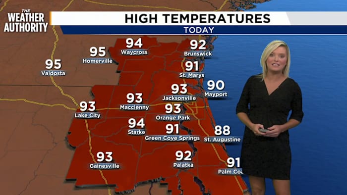 Prepare for highs in the 90s on Monday with a triple-digit heat index — News4JAX Local, Fleming Island Community news