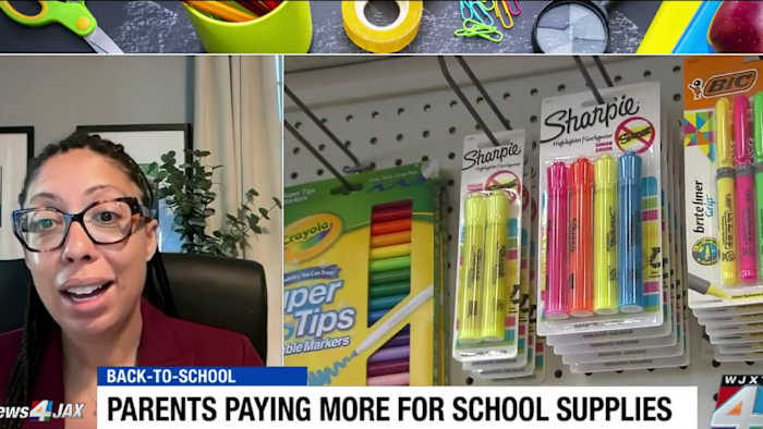 Back-to-school sticker shock: How to cope with higher prices for supplies — News4JAX Local, Fleming Island Schools news