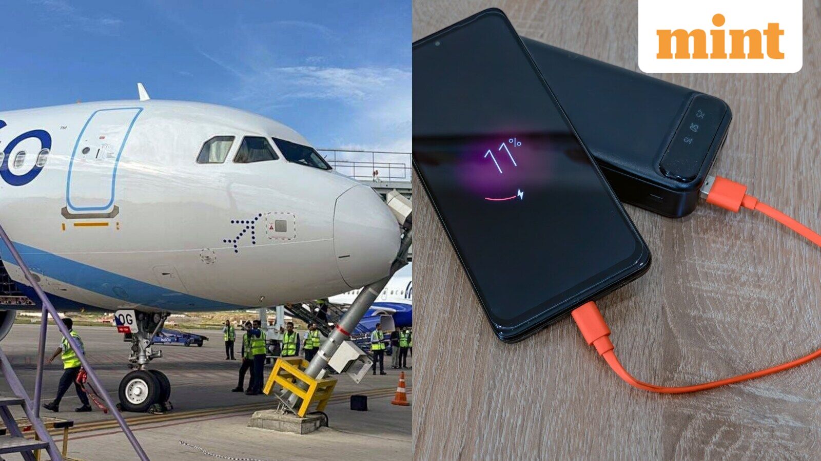 Chennai bound IndiGo flight diverted to Hyderabad after ablaze onboard: How power banks catch fire on plane? — Mint India, Fleming Island Business news